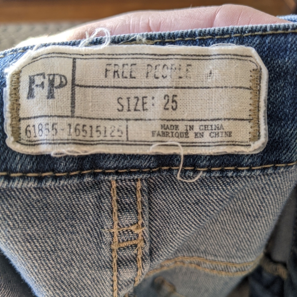 Free people denim overalls
